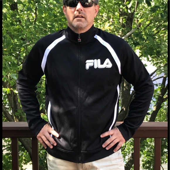 FILA Retro Logo Track Jacket - Picture 1 of 7